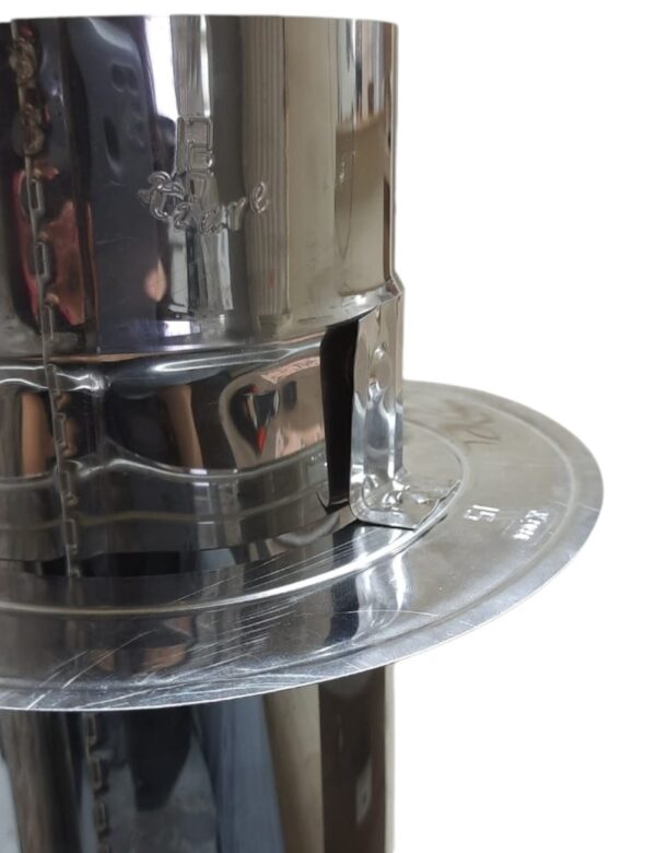 Anel De Acabamento Inox Com Ímã De Fixação P/ Fogão A Lenha - Kiare - Image 6